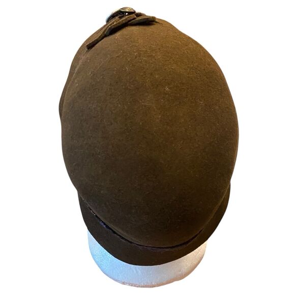 Wool Cloche Hat Womens M/L Retro Lagom Regency Classiccore Scandi Chic Luxury - Picture 6 of 16